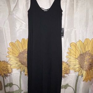Express Black Sleeveless Maxi Dress